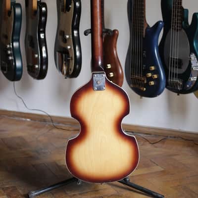 Vintage Japan Fresher Violin VB Bass 1974 - Sunburst image 4