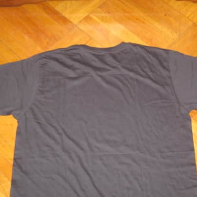 new (NO packaging / NO hang tag) A+ genuine Dunlop TORTEX MEN'S "VINTAGE" T-SHIRT, DSD31MTSL, Size Large - Black, 100% Cotton, Short Sleeve - Graphic is yellowish-gold (this is NOT a vintage shirt) the graphic / logo is vintage style image 9