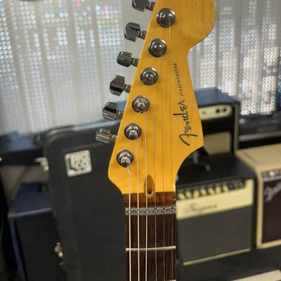 Fender American Deluxe Stratocaster with Rosewood Fretboard 2011 - 2015 - Sunset Metallic image 6