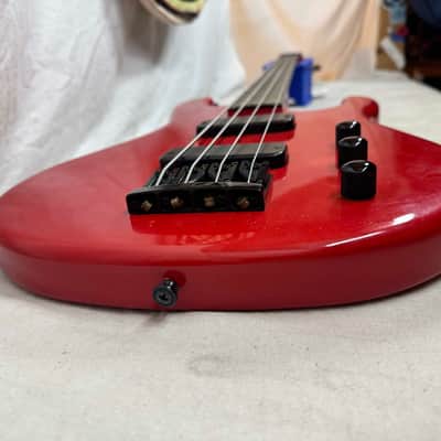 Gibson Bass IV 4-string Bass with Case 1987 - Red image 17