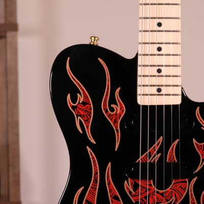 Fender James Burton Signature Telecaster - Maple Fingerboard, Red Paisley Flames image 5