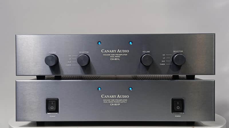 Tube Preamp Canary Audio CA-801L & Power Supply CA-801P. NOS Warranty 1 year image 1
