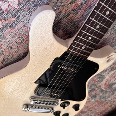 Gibson Gibson USA Les Paul DC Special Faded - Worn White 2006 - worn white image 5