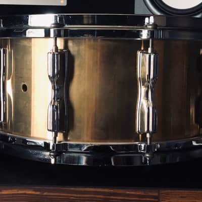 Duluth Brass Cast Bell Bronze Snare 6.5x14 w/TAMA Hardware Raw image 1