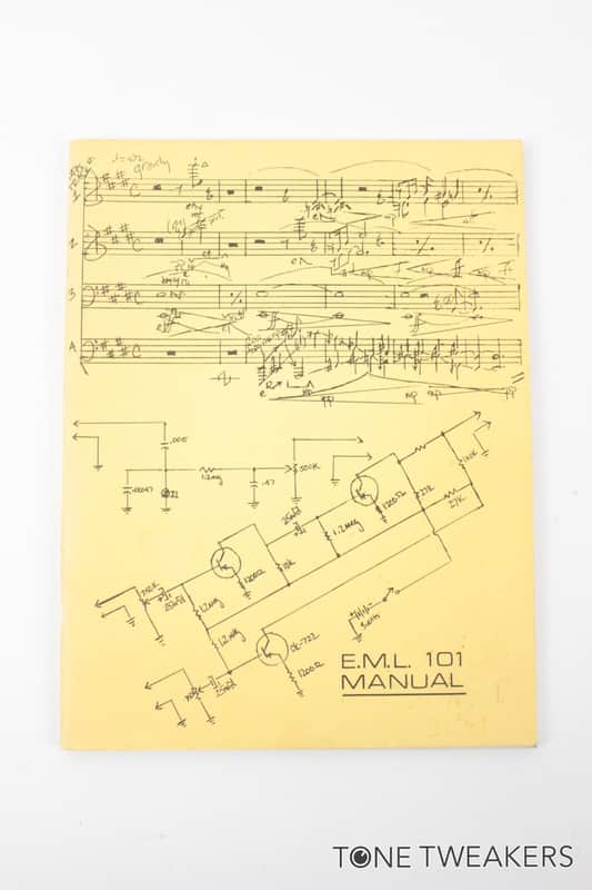 EML ELECTROCOMP-101 Original Owners Manual analog modular VINTAGE SYNTH DEALER image 1