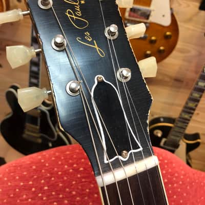 Gibson Custom Shop Billy Gibbons "Pinstripe" '57 Les Paul (Aged) 2013 - Aged Goldtop image 8