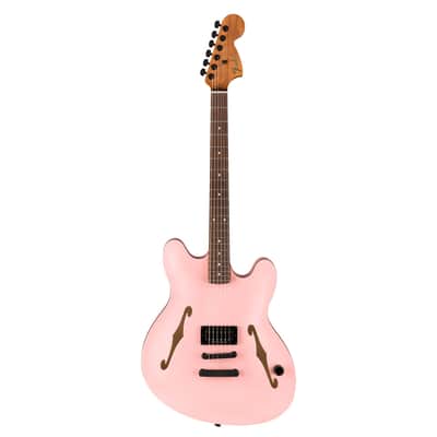 Fender Tom DeLonge Starcaster - Rosewood Fingerboard Satin Shell Pink image 2