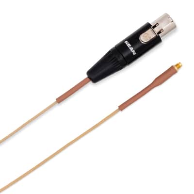 Hosa CABLE-BG-2SH Mogan Cable, Beige, Shure, 2.0 mm OD image 3