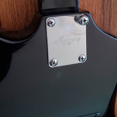 Harmony 818b Gibson Explorer Copy || Active Splittable HHH pickups || Black and Red image 5