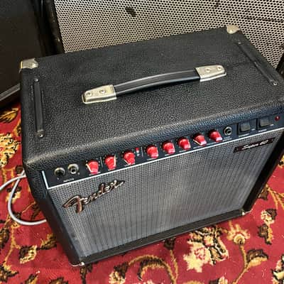 Fender Super 60 2-Channel 60-Watt 1x12" Guitar Combo 1988 - 1992 - Black image 2