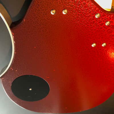 Jerry Jones Supreme Dual Neck Sitar 2000s Gatorburst image 5