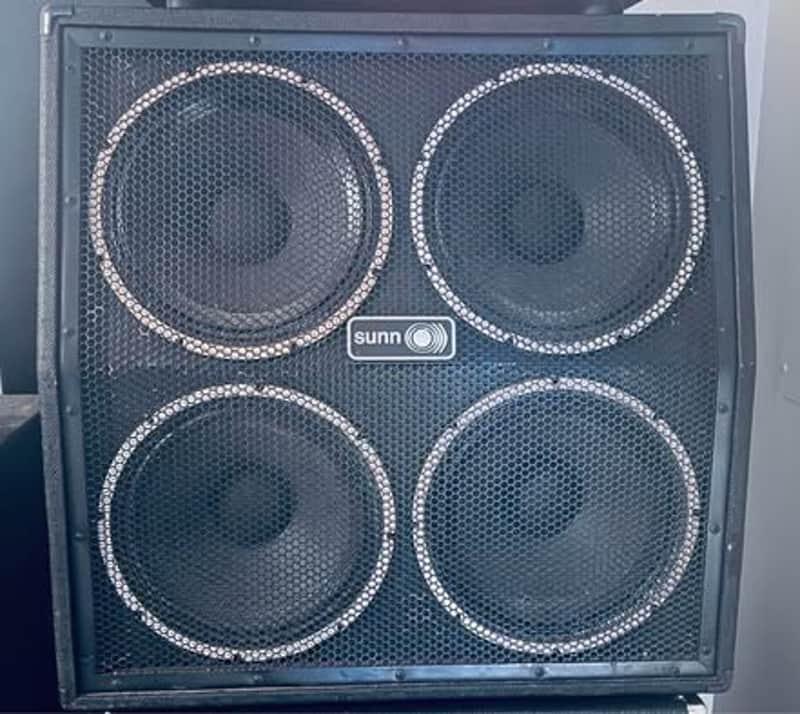 Sunn Enforcer 4x12 Cab w/ Weber Direwolf Speakers 1980s image 1