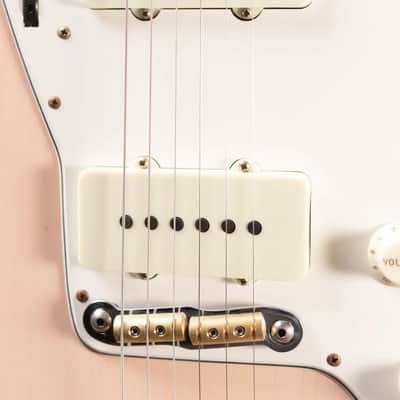 Fender Custom Shop 1963 Jazzmaster Relic Electric Guitar - Aged Shell Pink with Hardshell Case image 11