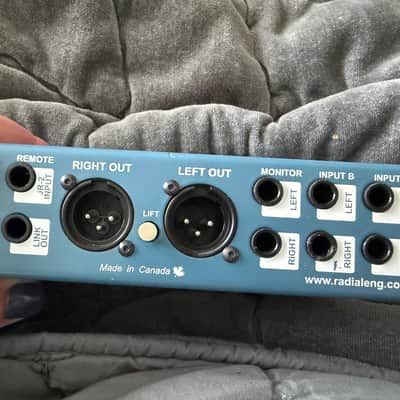 Radial Backtrack Stereo Audio Switcher 2010s - Blue | Reverb