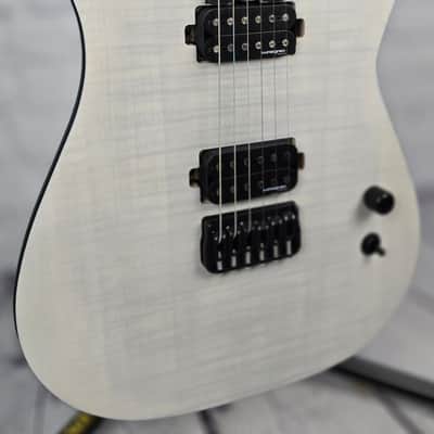 Schecter KM-6 Mk-III Legacy Keith Merrow 6 String Electric Guitar Transparent White Satin image 4