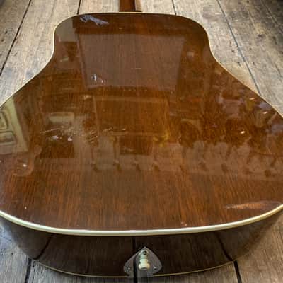 1967 Gibson B45-12-N 12 Stain Acoustic in Natural finish with hard shell case image 8