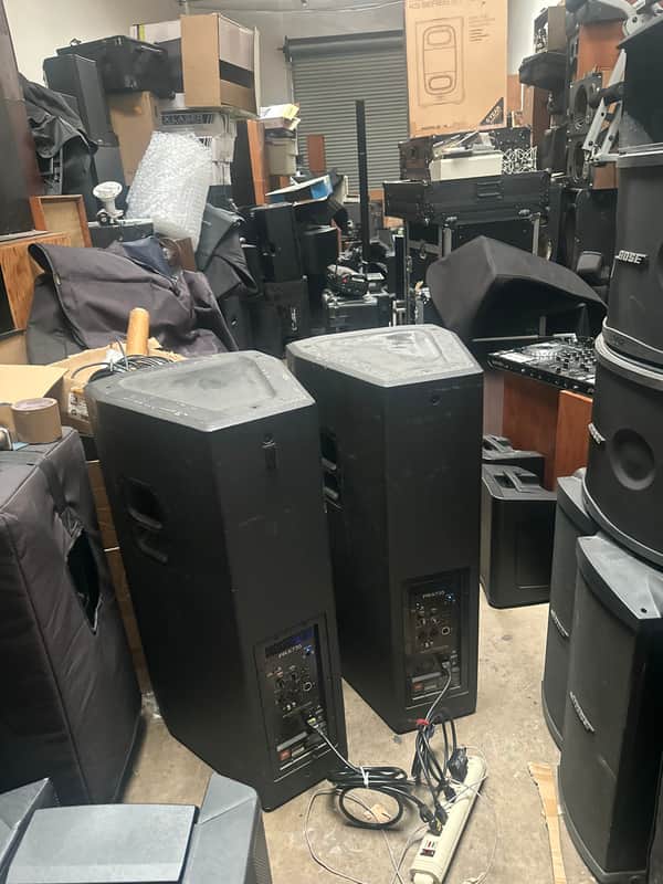 JBL PRX735 15" Powered 3-Way Main Speaker System 2010s - Black image 1
