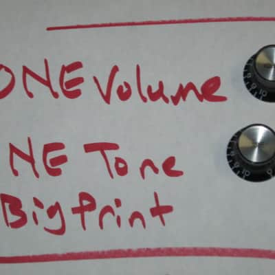 new open package (with packaging)  A+ genuine Gibson knobs: 1 VOLUME & 1 TONE PRMK-010, Top Hat with Silver Reflector (other 2 knobs NOT included) PRMK010 image 7