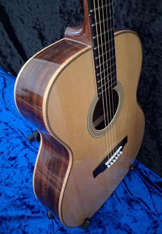 2024 Darren Hippner Handmade OM Steel String – Brand New Old Stock – Indian Rosewood & Sitka Spruce image 1