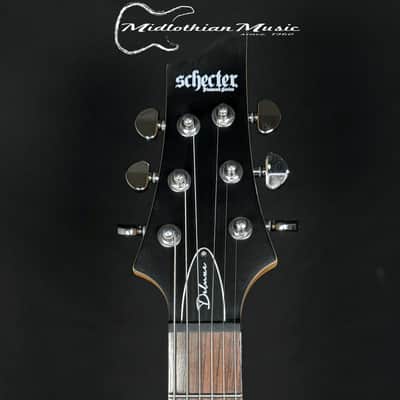 Schecter - C-6 Deluxe Electric Guitar - Satin Black Finish image 4