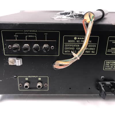 SANYO FMT 611K Vintage AM/FM Stereo Tuner image 6