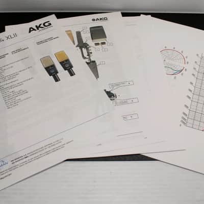 AKG C414 XLII Large Diaphragm Multipattern Condenser Microphone 2010s - Black image 24