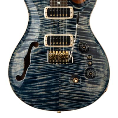 PRS 40th Anniversary Custom 24-08 Limited Edition Semi Hollow Electric Guitar - Faded Whale Blue image 1