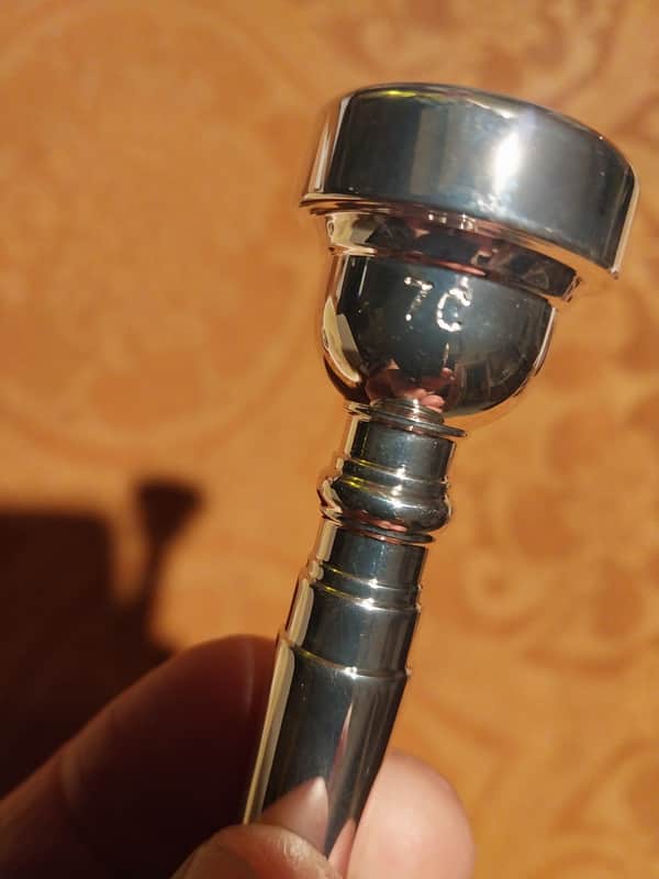 Generic 7C Trumpet Mouthpiece - Silver-Plated image 1