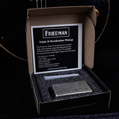 Friedman Metro-D 2020 Black Relic with Triple-D Pickup w/ OHSC image 24