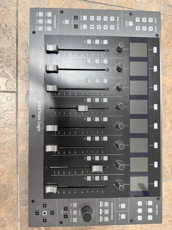 Solid State Logic SSL UF8 DAW Controller 2021 - Present - Black image 1