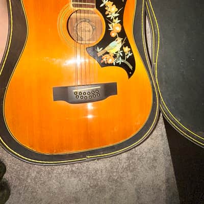 Estrada Vintage 12-String Acoustic Guitar w/ Hard Case – Made in Japan image 2