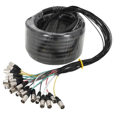 On-Stage SNK16450V2 16-Channel 50 ft. XLR Snake Cable, 4-Return, 100% OFC image 4