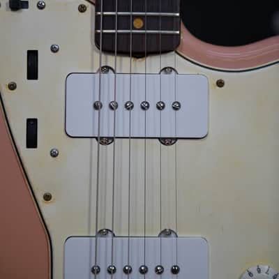 Noizemaker Jazzmaster Shell Pink Montys Pickups Spitfire Pickguard Mastery image 6