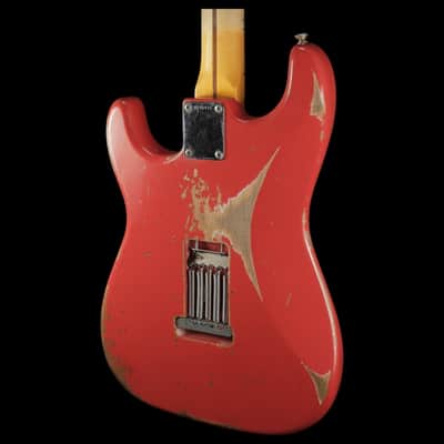 2020 Fender Custom Shop '57 Stratocaster Heavy Relic - Fiesta Red image 13
