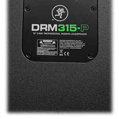 Mackie DRM315-P 15" 2000 Watt 3-way Professional Passive DJ PA Speaker image 7
