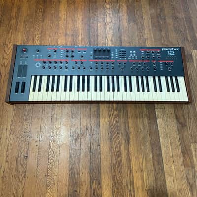 Dave Smith Instruments Prophet 12 61-Key 12-Voice Polyphonic Synthesizer 2013 - 2018 - Black with Wood Sides