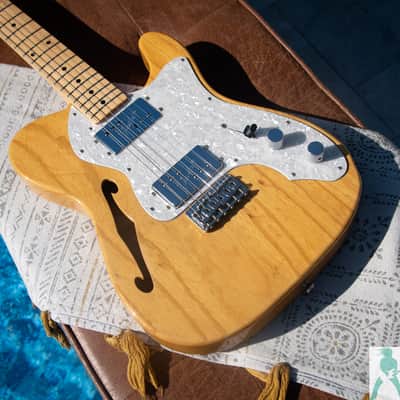2003 Fender TN72-85 '72 Telecaster Thinline Reissue - 6 lbs 5 oz's!! - Natural - Crafted In Japan - Pro Set Up w Perfect Frets/Action/Intonation!! image 15
