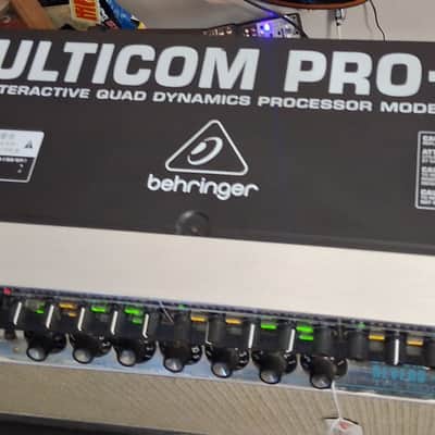 Behringer Multicom Pro-XL MDX4600 4-Channel Audio Interactive Dynamics Processor 2010s - Black / Silver Bild 2