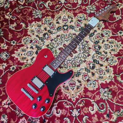 2019 Fender Japan Troublemaker Telecaster Crimson Red, Mahogany Body and Neck, Full set,MIJ JD19 Bild 5
