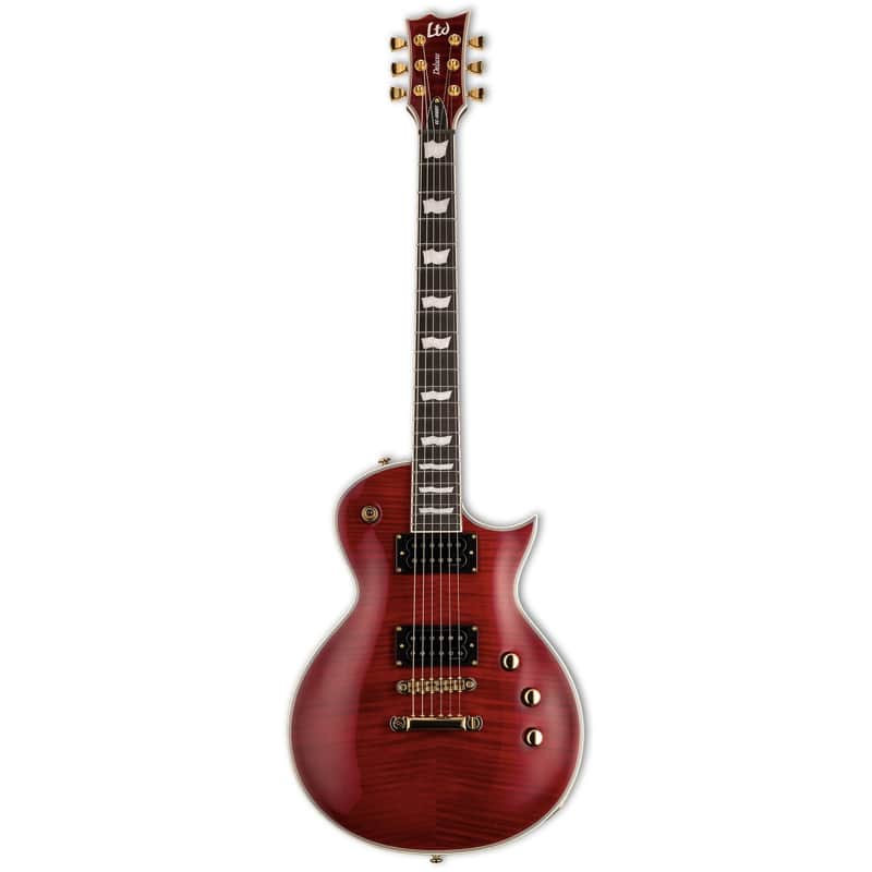 ESP LTD EC-1000T CTM See Thru Black Cherry FM Electric Guitar B-Stock image 1