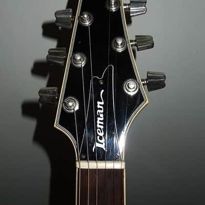 Rare Ibanez Iceman with sliding pickup 1976 Tobacco Sunburst image 5