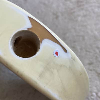 White HSH DIY Project Guitar Body image 6