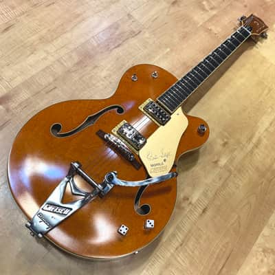 Gretsch G6120T-BSSMK Brian Setzer Signature Nashville Hollow Body '59 "Smoke" with Bigsby 2025 - Smoke Orange image 6