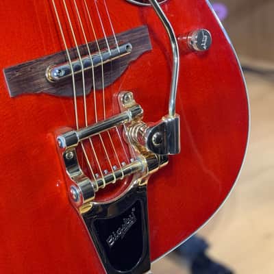 Lovely Gretsch G5034TFT Rancher Electro Acoustic in Savannah Sunset w/Gretsch Hard Case image 11