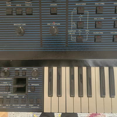 Oberheim OB-8 61-Key 8-Voice Synthesizer 1983 - Blue with Wood Sides image 8