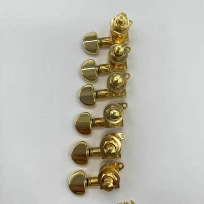 Grover Gold 6R Inline Guitar Tuning Pegs Machine Heads Keys image 2