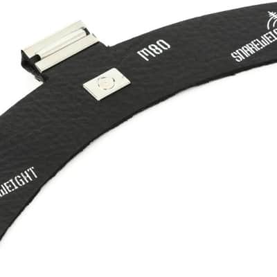 Snareweight M80 Leather Tone Control Dampener - Black