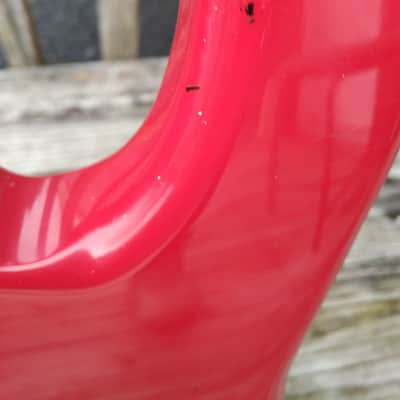 Vintage 1987 Gibson Bass IV Ferrari Red "ThunderBird In a Tuxedo" 100% Original Bass Guitar w OHSC image 15