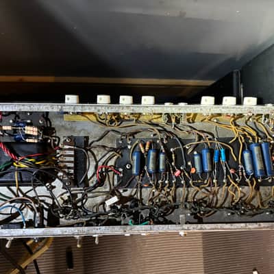 Fender Bassman 6G6-A Brownface 50-Watt 2x12" Piggyback Guitar Amp 1962 - 1963 - Blonde image 6