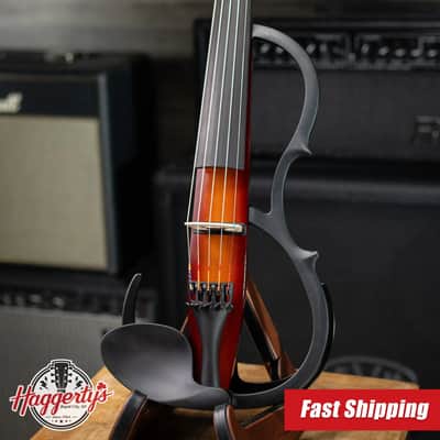 Yamaha Silent Series SV-255 5-String Electric Violin - Shaded Brown image 1